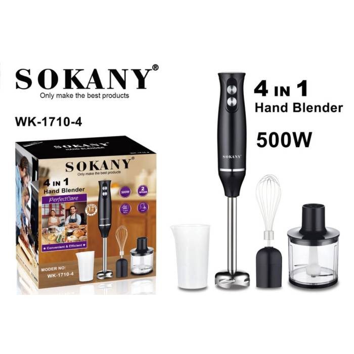 Погружной блендер SOKANY WK-1710-4