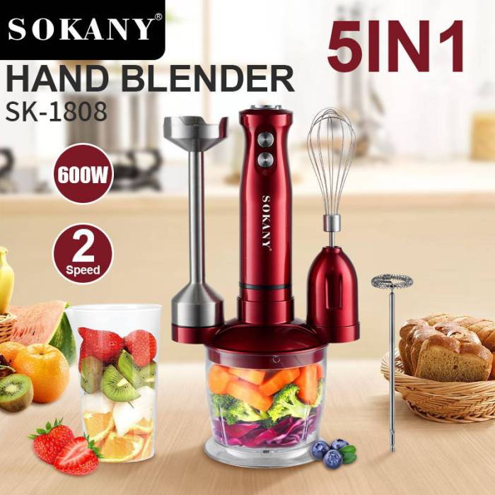 Погружной блендер SOKANY SK-DD-1808