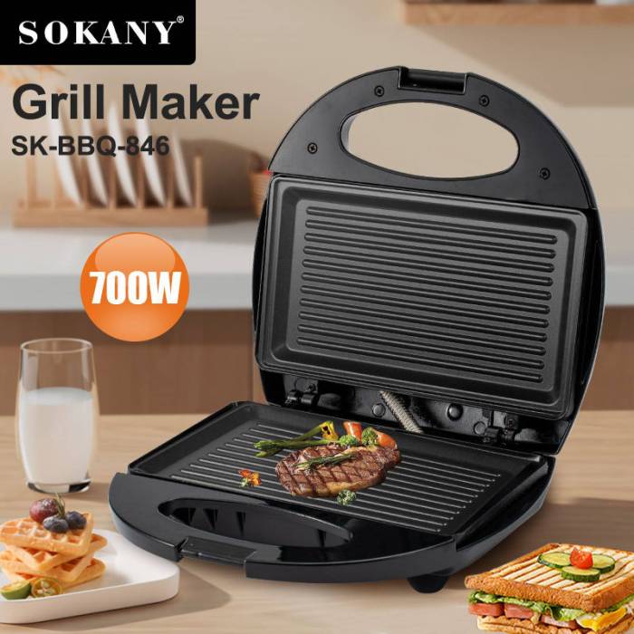 Электрогриль SOKANY SK-BBQ-846