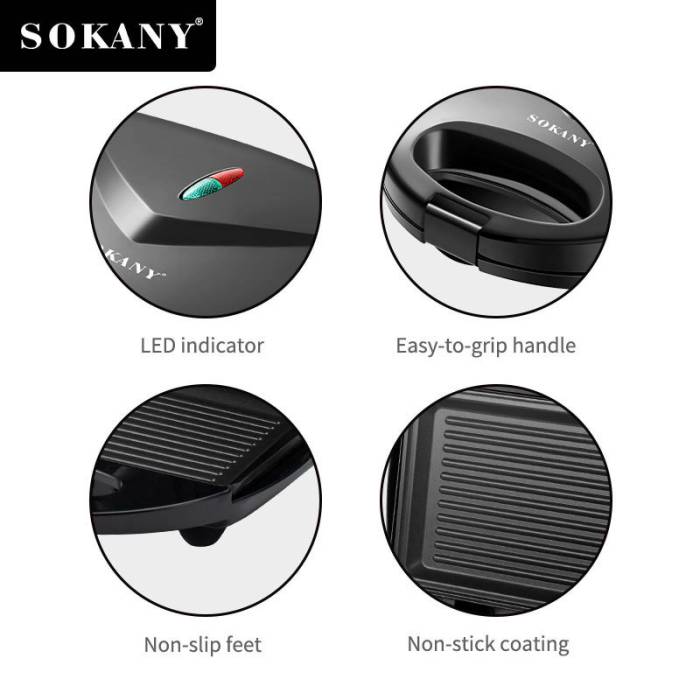Электрогриль SOKANY SK-BBQ-846