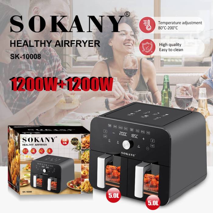 Аэрофритюрница SOKANY SK-10008