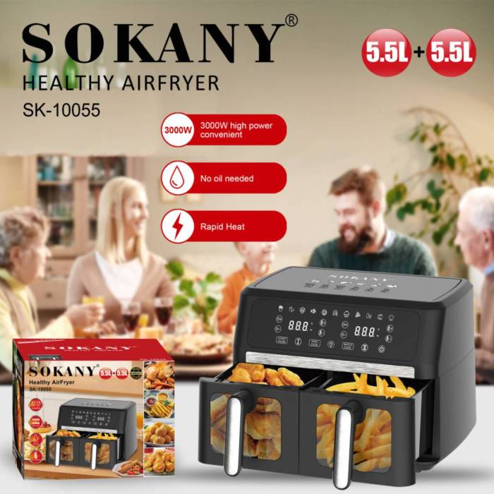 Аэрофритюрница SOKANY SK-10055