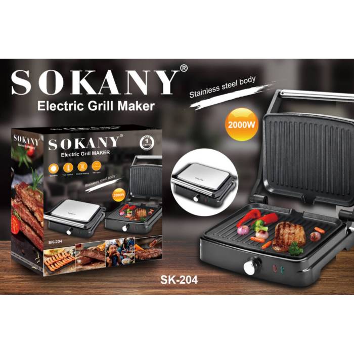 Электрогриль SOKANY SK-204