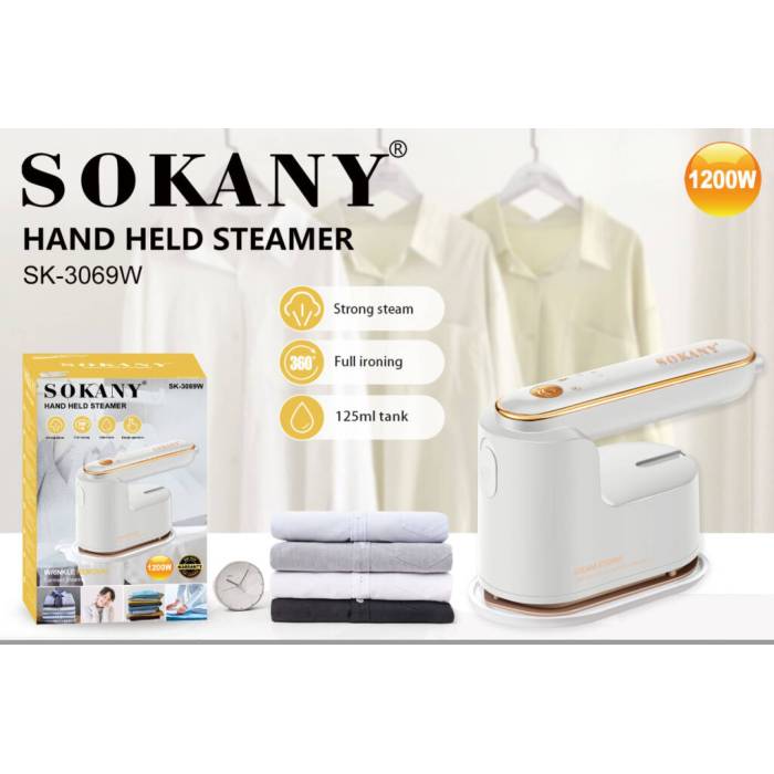 Дорожный отпариватель-утюг SOKANY SK-3069W