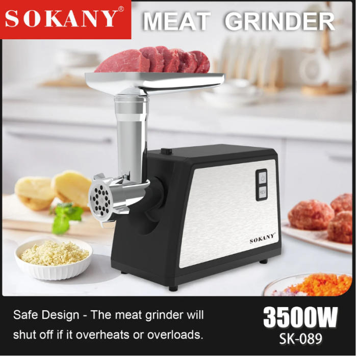 Электрическая мясорубка SOKANY SK-089