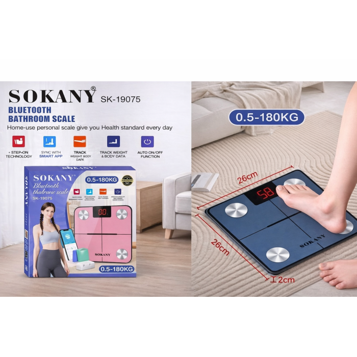 Электронные напольные весы Sokany SK-19075