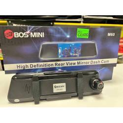 Видеорегистратор авторегистратор зеркало заднего вида с камерой BOS MINI M30